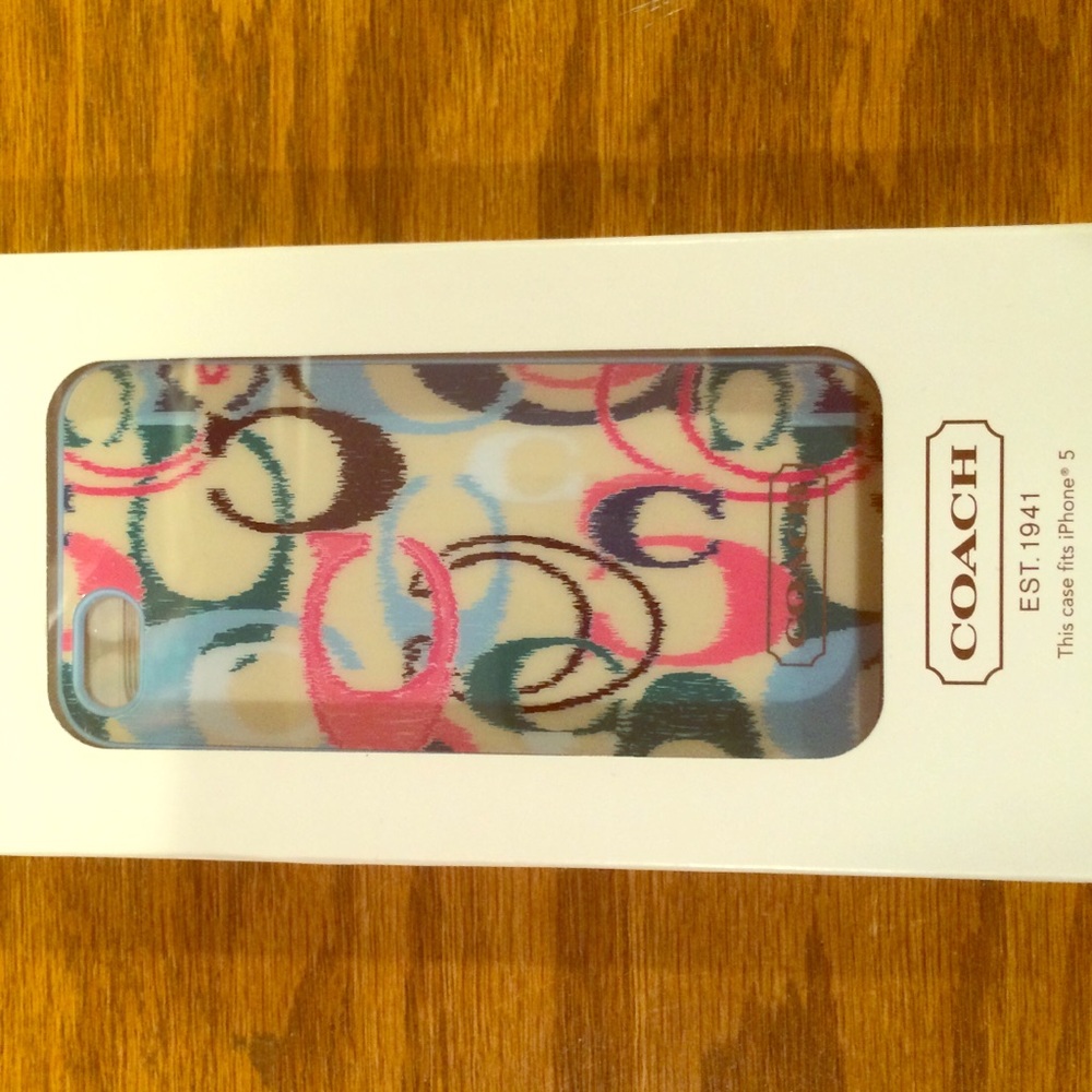 Coach Multicolor Patterned iPhone 5 Case